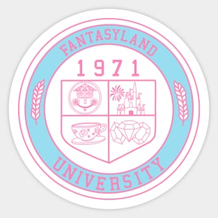 Fantasy University Sticker